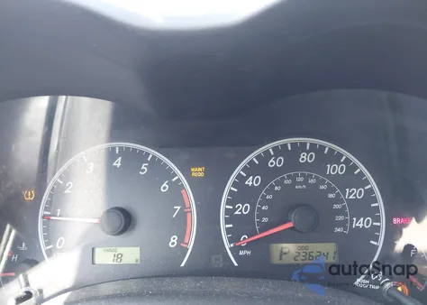 2011 Toyota Corolla Le z USA, uszkodzony, nr VIN 2T1BU4EE5BC547864